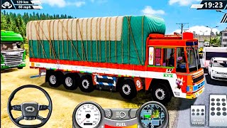 Euro Cargo Truck Simulator 3D || City Cargo Track Driving || Best Android Gameplay 2022 screenshot 5