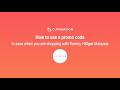CupoNation Malaysia guide on how to use a Tommy Hilfiger promo code