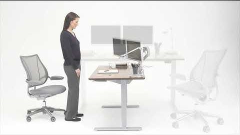 Humanscale Float Standing Office Desk for Office or Home Areas - Radius Office