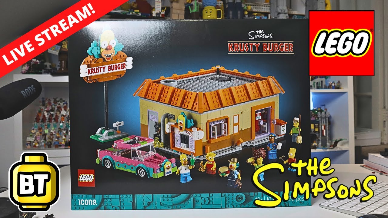 LEGO The Simpsons™: Krusty Burger Build LIVE PArt 2 Finale