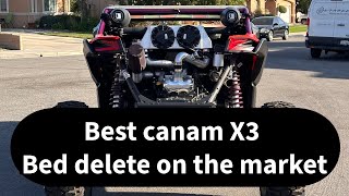 Tklan Fab CanAm X3 Bed Delete Install. (How To)