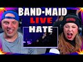 reaction to BAND-MAID / HATE? (Official Live Video) THE WOLF HUNTERZ REACTIONS