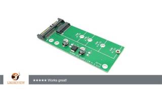 ad905a sata iii 3 to m 2 ngff ssd 7 5 pin connector converter adapter card review test