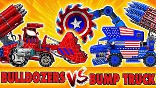 Cuộc Đại Chiến Của Những Chú Quái Vật Thép vs BUMP TRUCK US! | KING DOM CARTOONS