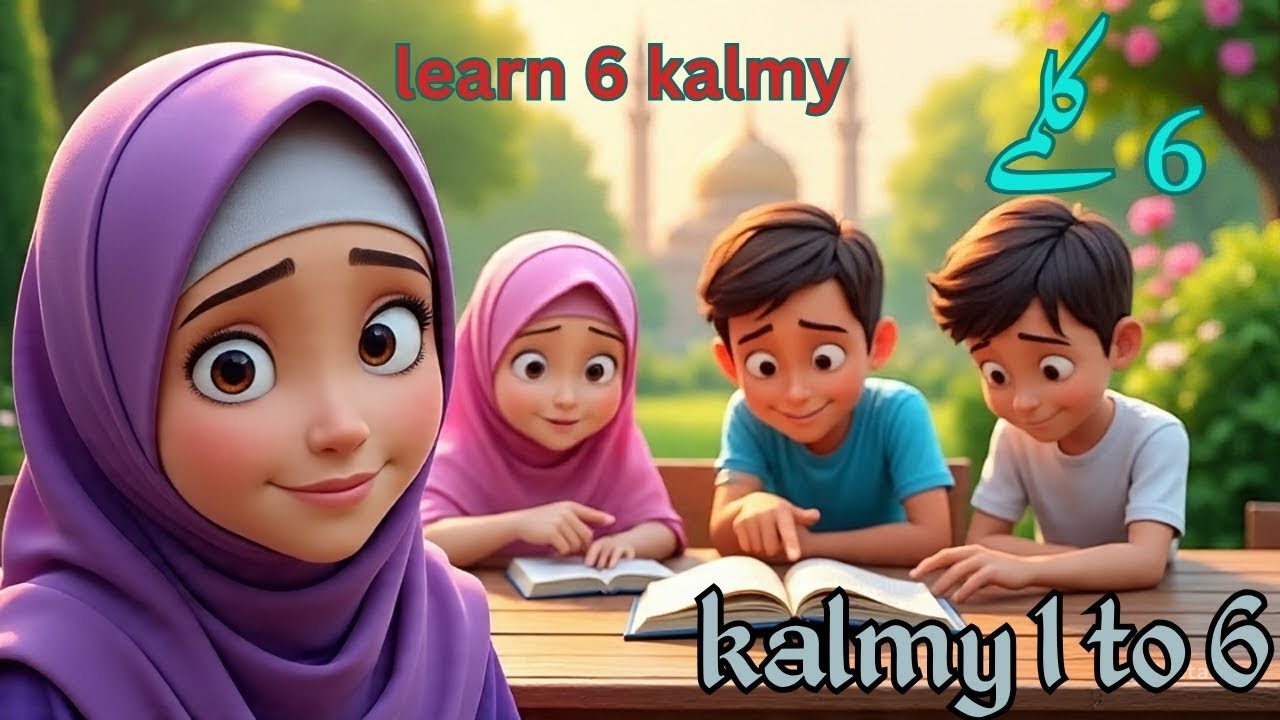 Islamic Kalimas in Arabic | learn Six Kalimay |six kalmay