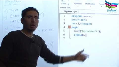 Les structures de contrôle itératives (chap5-partie1-App1) Pascal