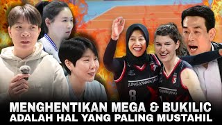 MUSTAHIL DI HENTIKAN ! Reaksi Jajaran Libero V-League Jika Haris Berhadapan Duet Maut MEGA & BUKILIC