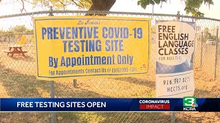COVID-19 testing sites reopening in Sacramento County