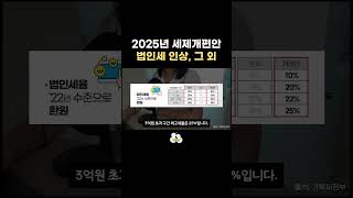 법인세 인상, 서민 중산층을 위한 지원책 | 2025 세제개편안 #투자 #재테크 #신혼부부 #세제개편안 #법인세 #세액공제