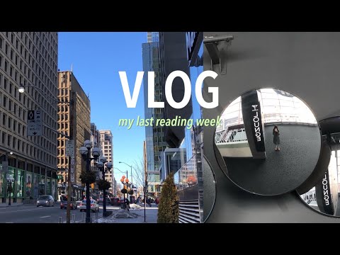 sub) 🇨🇦 캐나다 대학생 vlog, 막학기 일주일 방학을 과제하며 보내는 대학생의 삼시세끼 - 닭볶음탕, 가자미 구이, 팬케이크, 토론토 영화관, 알러지 검사