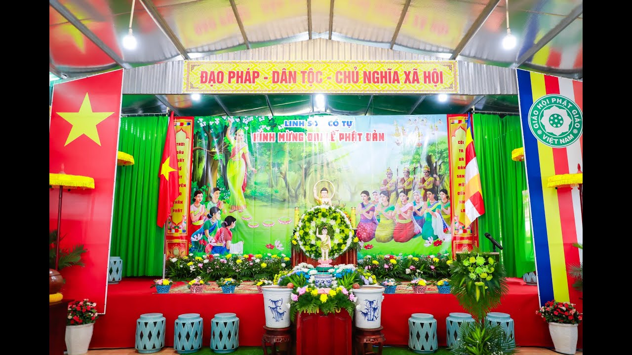 ĐẠI LỄ PHẬT ĐẢN PL:2568 - DL:2024. CHÙA LINH SƠN CỔ TỰ.