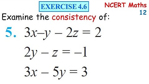DETERMINANTS Exercise 4.6 Q5 NCERT Class XII | IIT JEE | IIT JEE