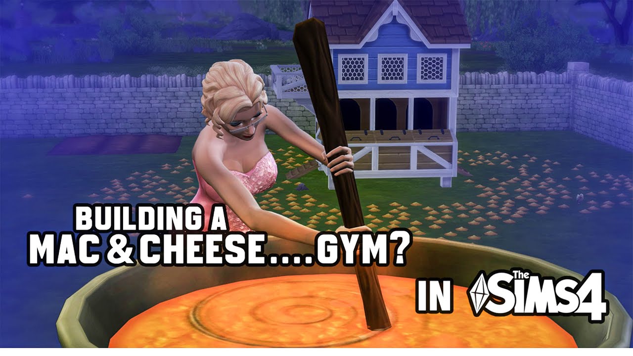 Overfeeding Sims at a Mac-n-Cheese Gym!
