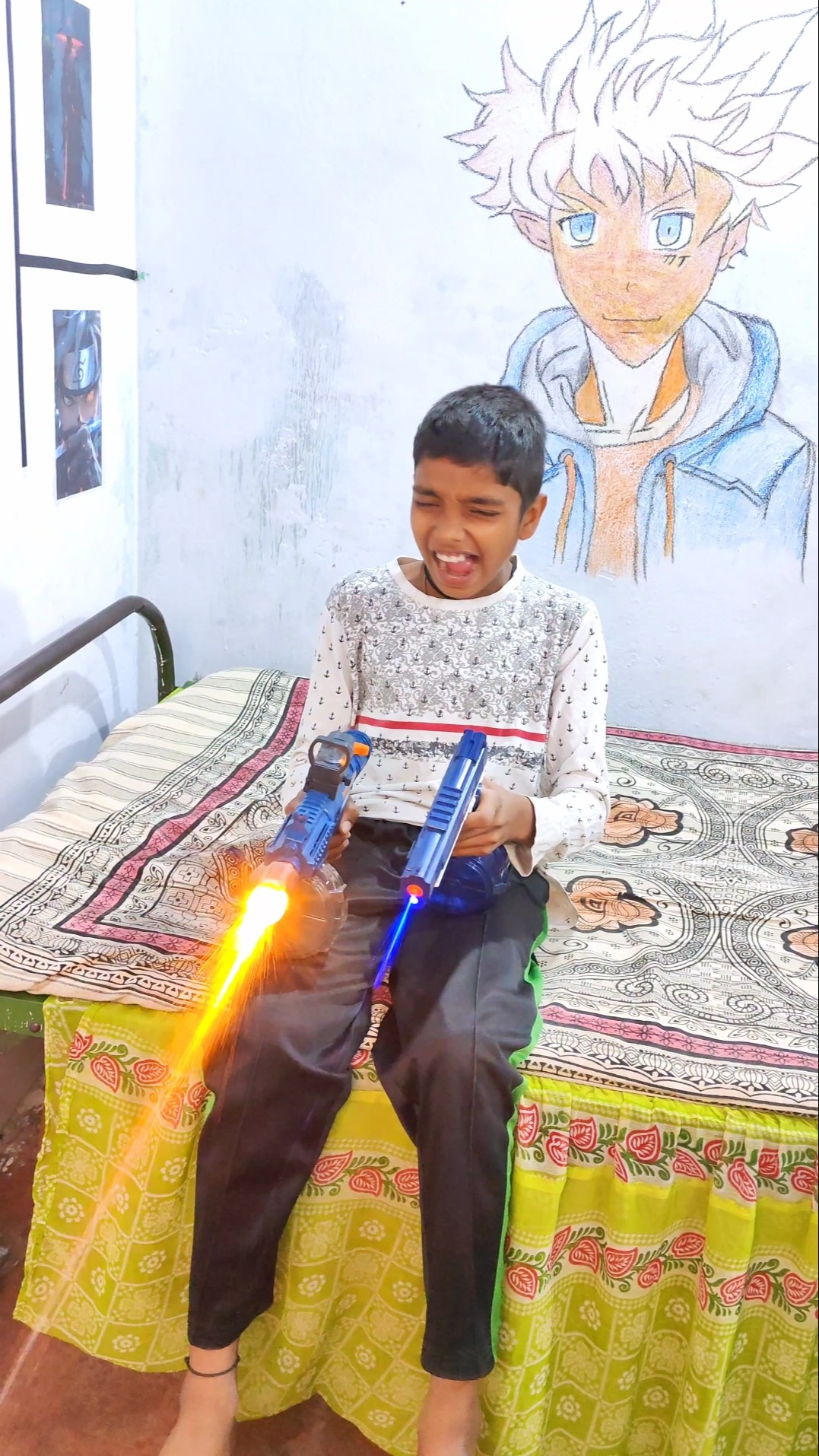 Arush Ka Watergun Kaisa Laga Apko ?? #shorts