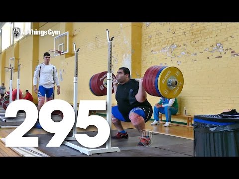 Azer Memmedli 295kg Squat + Bar Flip