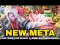 LING LORD SHEN FASTHAND SUPER AGGRESSIVE ROTATION USING NEW META WAR AXE BUILD &amp; EMBLEM MARKSMAN!!