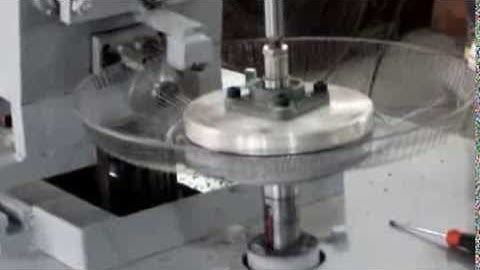 automatic edge trimming machine for wire fan guards