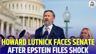 US Politics LIVE: Senate Questions Howard Lutnick After Epstein Revelations | Breaking News