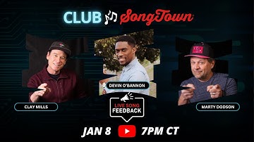 Reviewing Your Original Songs LIVE w/Grammy-Nominated Producer/Artist & Multi #1 Songwriters