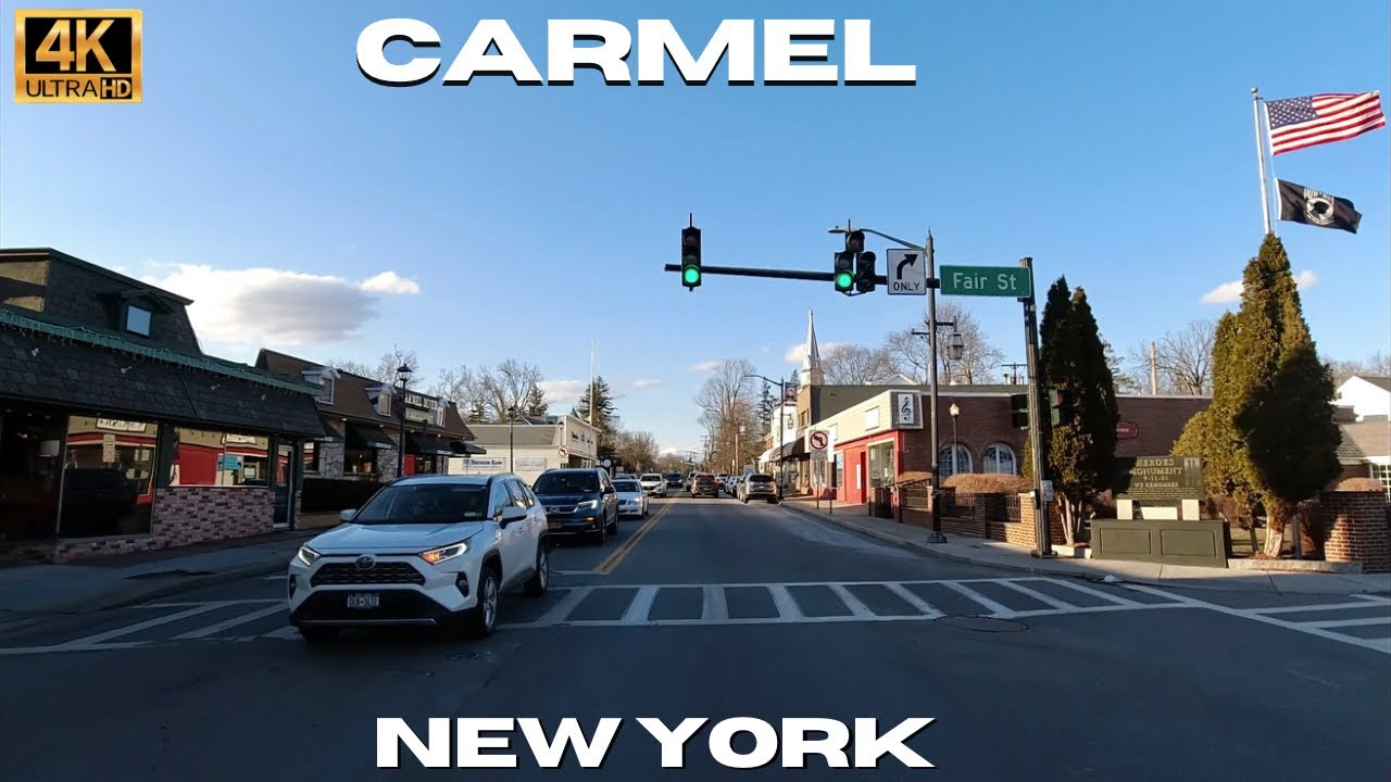 Driving Carmel New York 4K YouTube