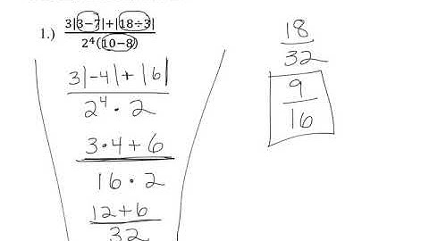 Order of Operations with Radicals
