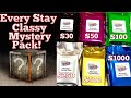 Every stay classy pack up to 1000  mystery box monday