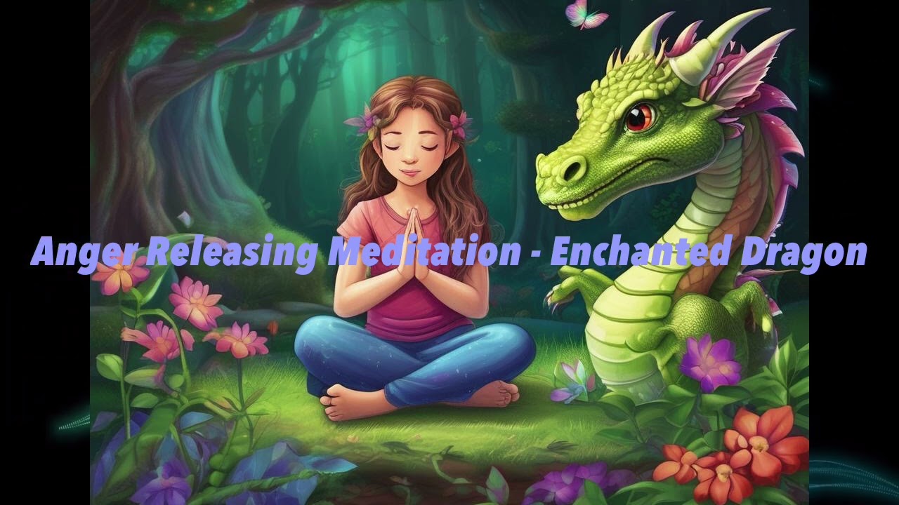 THE ENCHANTED DRAGON: Releasing Anger Meditation, Inner Peace + Affirmations, tale for children