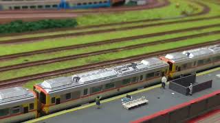 dr1000型柴油客車 順欣車站試運轉