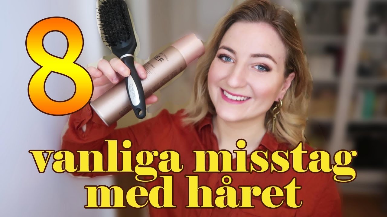 8 vanliga misstag man gör med håret