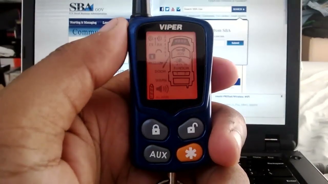 479V Viper 2 Way Responder Remote - YouTube