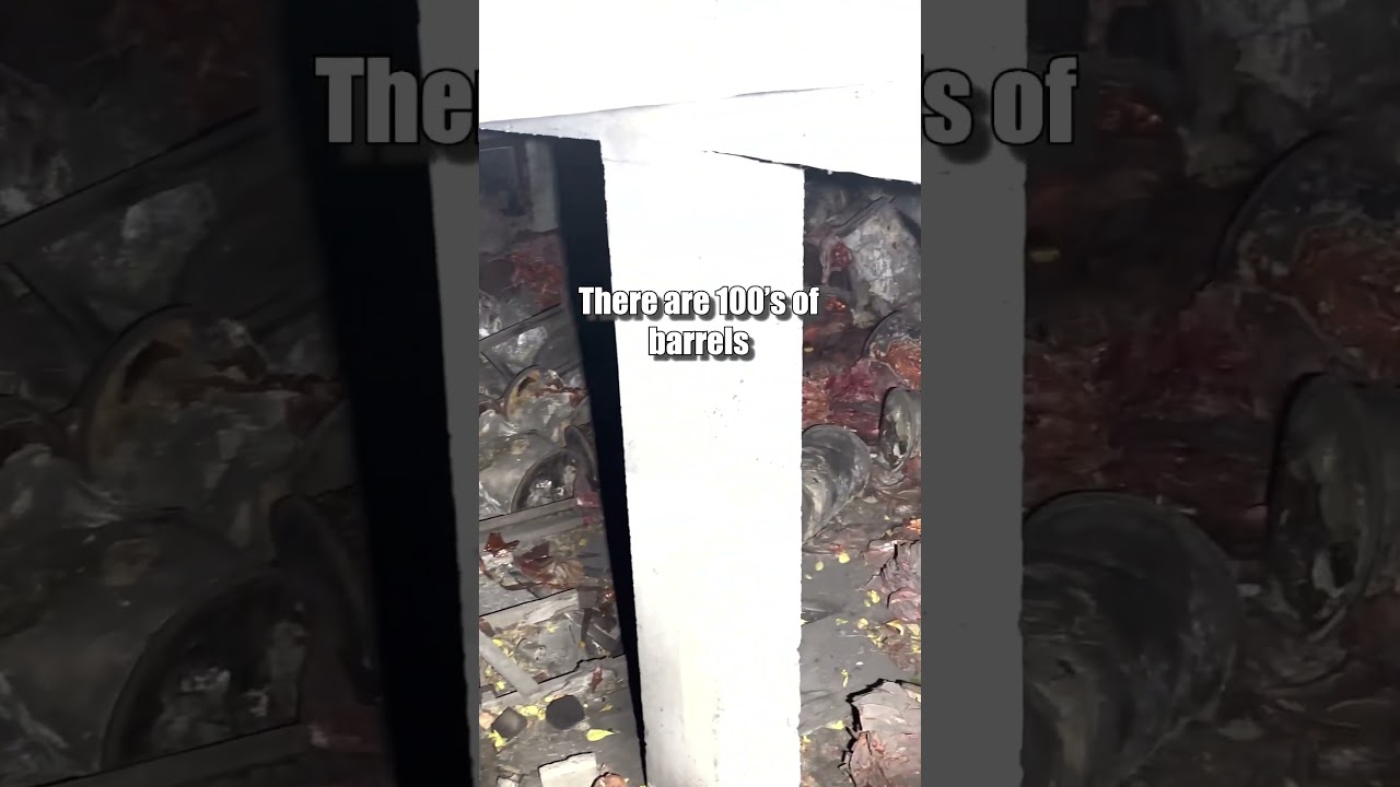 Abandoned Building Filled With Toxic Waste