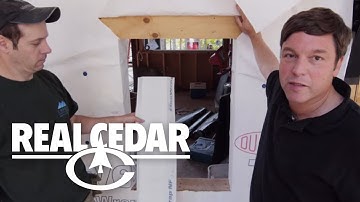 Tyvek® Drainwrap™ and Flexwrap™ Installation - Realcedar.com
