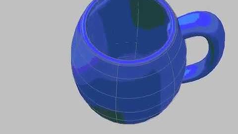 AutoCAD 3D Modeling Mug