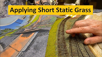 Modeling Static Grass for the Model Railroad Right-of-Way | Boomer Diorama ~ # 315