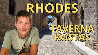 Rhodes Greece 🇬🇷 — Taverna Kostas Old Town