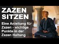 Anleitung zen meditation   wichtige punkte der haltung in zazen