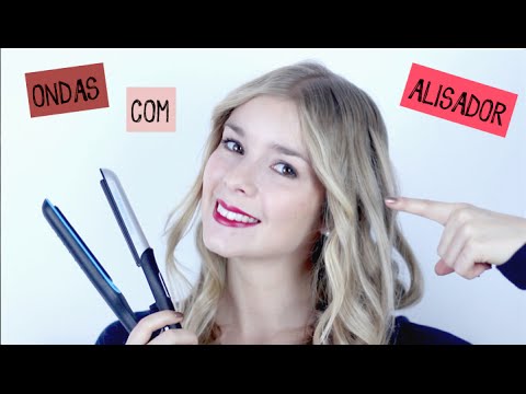 Como ondular o cabelo com o ferro alisador/chapinha | Alice - Golden Locks