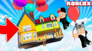 Uçan Eve Gittik! Roblox Up 🏠🎈(Story)