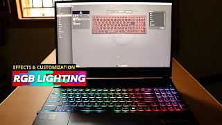 MSI GL65 Leopard  Keyboard RGB Lighting Settings & Customization For Per-Key RGB || techbunny