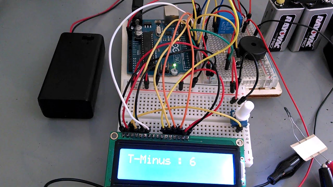 Arduino Rocket Ignition Test YouTube