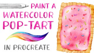 Paint a Watercolor Pop Tart in Procreate // Watercolor Wonder Tutorial by Bardot Brush 6,636 views 11 months ago 18 minutes