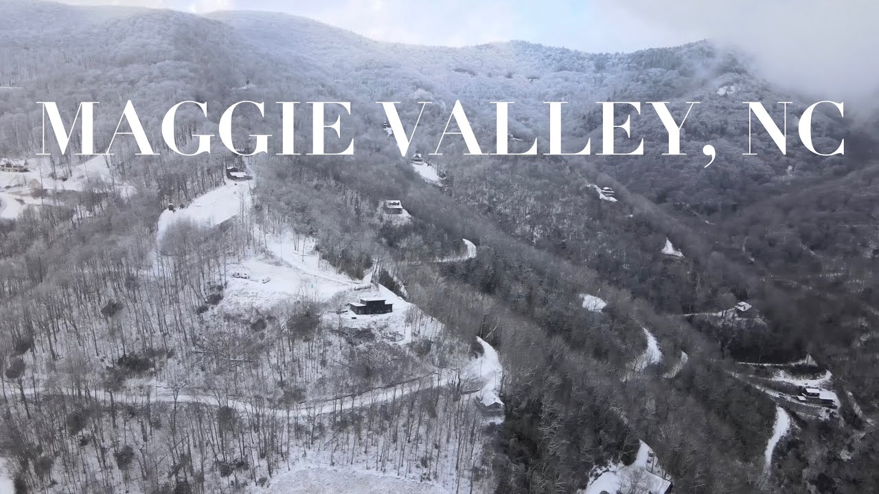 Maggie Valley NC: Surprise Snowstorm From Above | Dramatic Drone Footage 