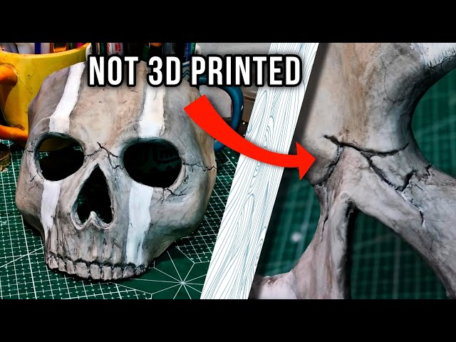 3D printed Ghost mask - Call of Duty MW2