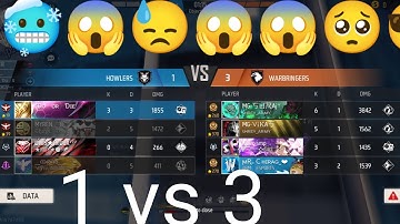 3 Random Grandmaster Player Call Me noob😠 i challenge them 1 v 3 custom room - Garena Free Fire