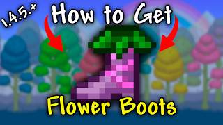How to get Flower Boots in Terraria 1.4.5.6 (Seed)