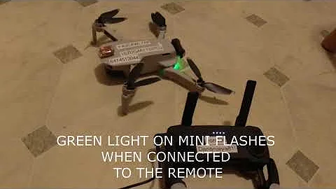 MAVIC MINI NOT CONNECTING TO REMOTE