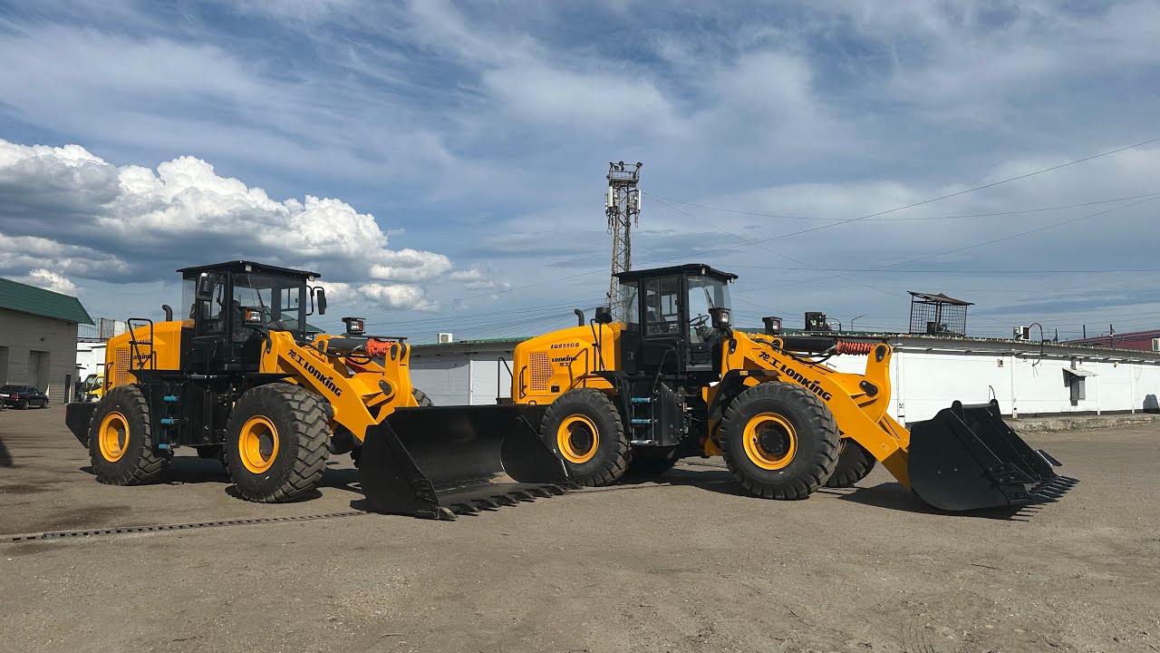 Фронтальные погрузчики Lonking, модели ZL50GC и LG855GB