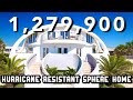 Inside a Hurricane proof home! Geodesic Dome Home | Pensacola Beach Iconic FORTRESS house Fl