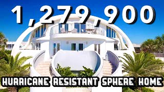 Inside a Hurricane proof home! Monolithic Dome Home | Pensacola Beach Iconic FORTRESS house Fl