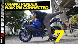 Review Orang Pendek Naik Yamaha R15 Connected Terbaru Sejinjit Apa Ergonomi #yamaha #r15c #r15v4